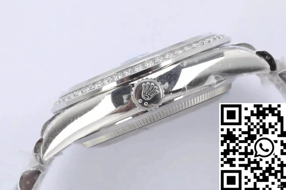 Factory Diamond M128349RBR-0016 Date EW Bezel Rolex Day 0403